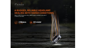 Fenix HM60R NEW - Lanternă frontală - 1300 Lumeni - 120 Metri - Camo